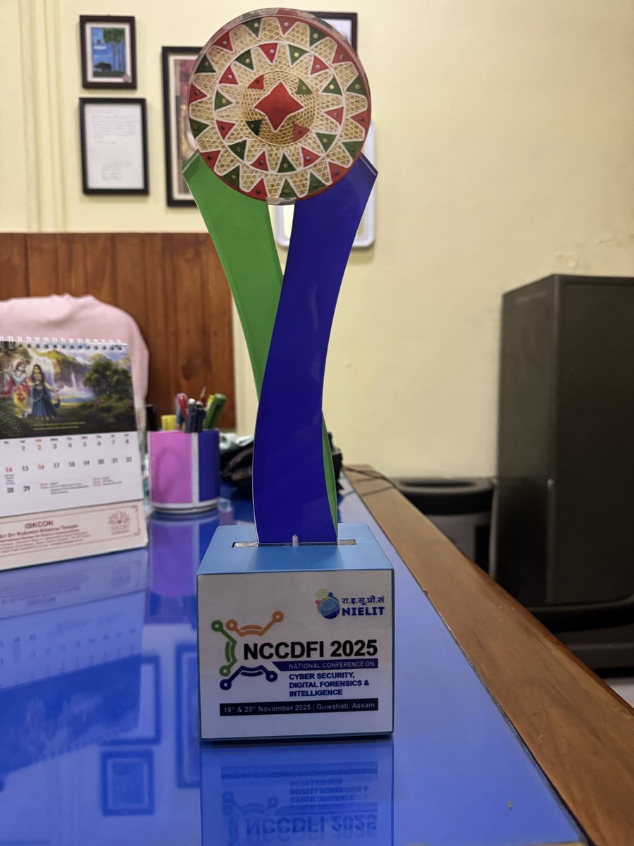 Biraj__Das's tweet image. It was a privilege to get the opportunity from DGP Sir to deliberate on how a groomed #PrefrontalCortex helps countering #SocialEngineering attacks in CyberRisks.
Grateful to share this insight at the NCCSDFI at #GauhatiUniversity on 19–20 Nov’25.
@DGPAssamPolice @assampolice