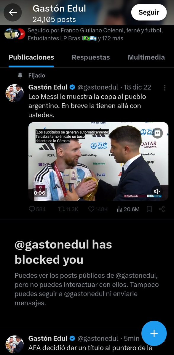 Confirmado: No lo dejan.