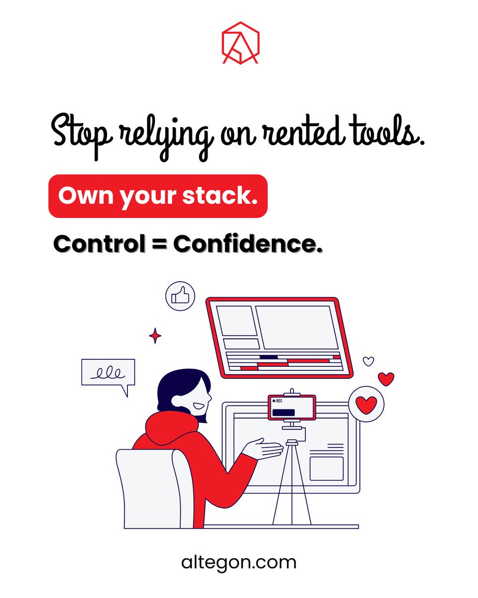 Altegonllc's tweet image. You grow faster the moment you stop relying on rented tools
and start owning your stack.
Control isn’t just power 
it’s confidence.

#Altgon #TechMindset #BuildSmart
