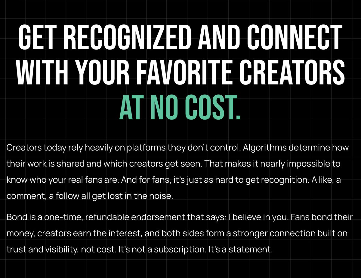 和 @justinblau 以及 @justinblau 一起錄製播客，了解他們是如何幫助創作者獲得報酬的。

我從事內容創作多年，所以他們網站上的這部分內容真的引起了我的共鳴…

 “如今的創作者嚴重依賴他們無法控制的平台。”

演算法決