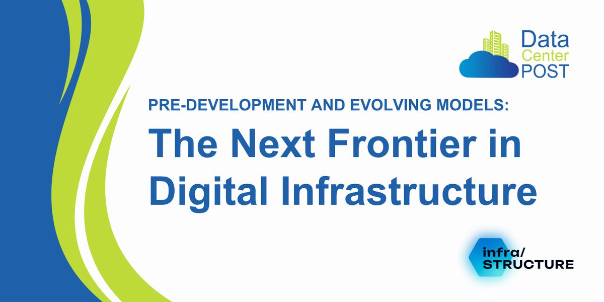 datacenterpost's tweet image. At the infra/STRUCTURE Summit 2025, leaders from Structure Research, AVAIO, Tract, and Doma explored how pre-development has become a core part of digital infrastructure. 

Power, land, and master planning are shaping the next wave of cloud and AI growth.

Read more and learn…