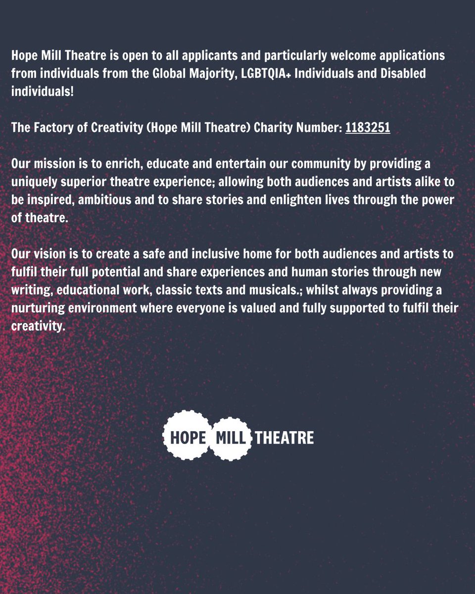 Hope Mill Theatre tweet media