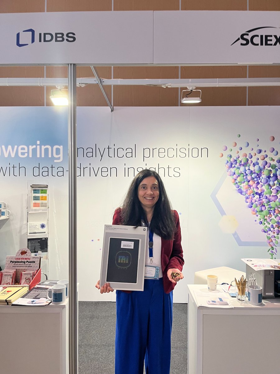 IDBSsoftware's tweet image. What an incredible week at #EBF!

In the spirit of collaboration that is the foundation of our IDBS Polar platform, IDBS and SCIEX co-created a Japanese puzzle challenge. Of over 150 participants only 9 reached level 4!

Learn more about Polar: ow.ly/Bf9a50XuOr1

#EBF2025