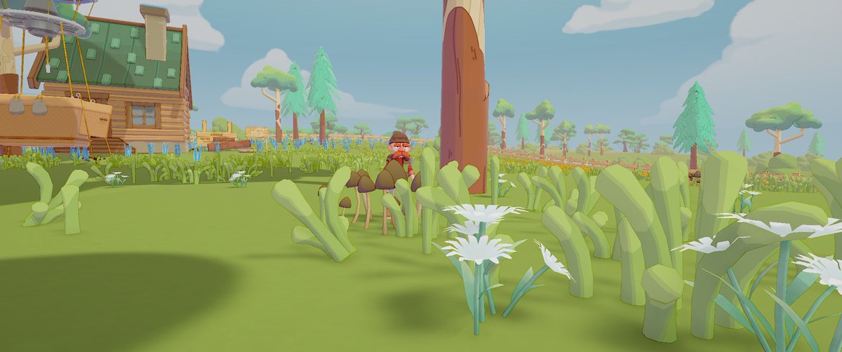 drZool's tweet image. Today's gamedev bug: When you left the airballoon you would shrink to half your size. Each time...