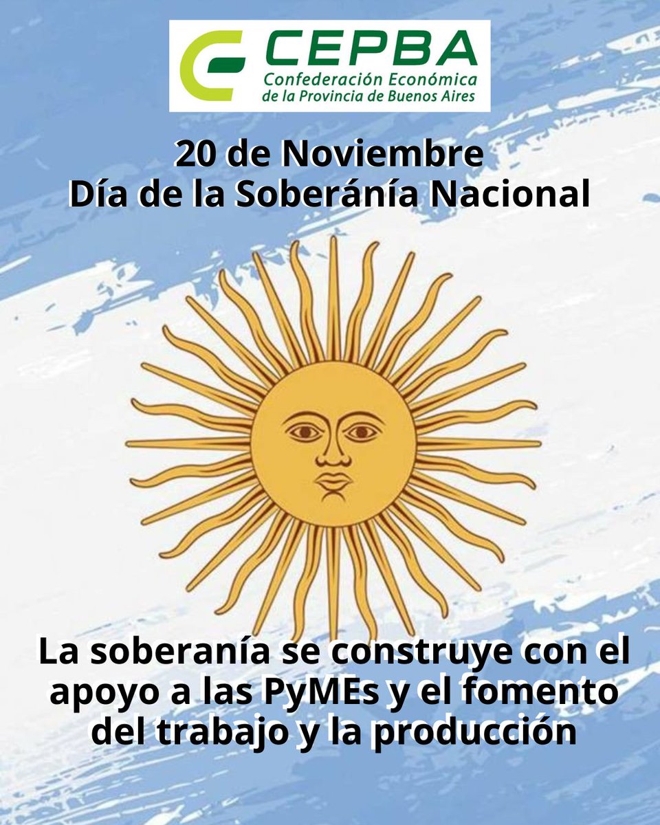 Feliz día de la Soberanía Nacional!!!
