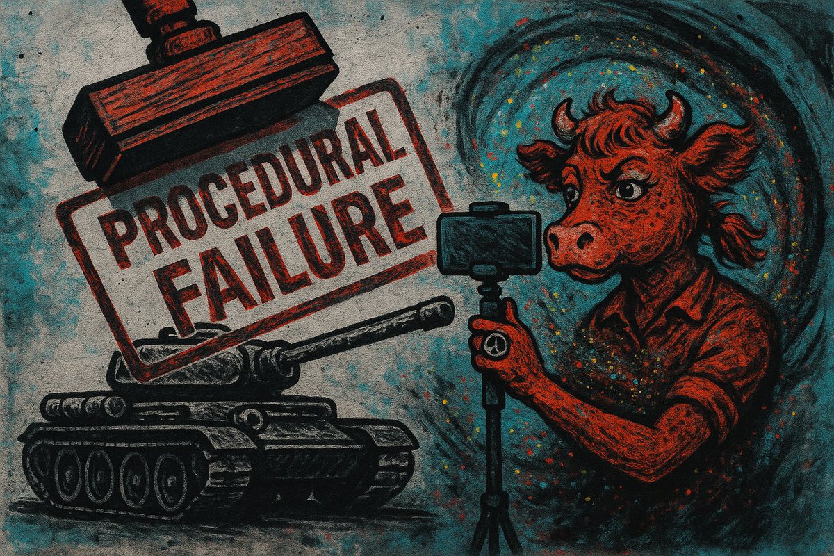 VSpiker51935's tweet image. @TiffanyReesMoog Today the phrase is &apos;procedural failure.&apos; That is a printer jam, not an almost-massacre. #BullishTakes #WokeWarrior #SpinCycle