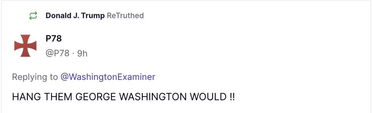 RepYassAnsari's tweet image. A sitting president is literally threatening to hang Members of Congress. The president has incited violence before; we cannot take this lightly.

I stand with my Democratic colleagues who have been targeted by Trump. This is absolutely appalling.