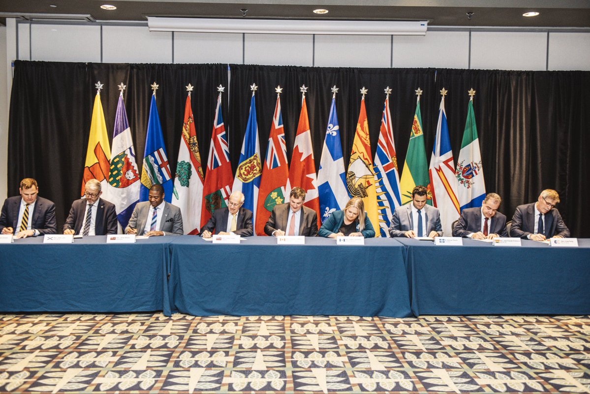 DLeBlancNB's tweet image. Yesterday marked a significant moment in advancing internal trade across Canada.
 
The Canadian Mutual Recognition Agreement on the Sale of Goods, which I signed yesterday alongside my provincial and territorial colleagues in Yellowknife, means that from here onwards, a good that…