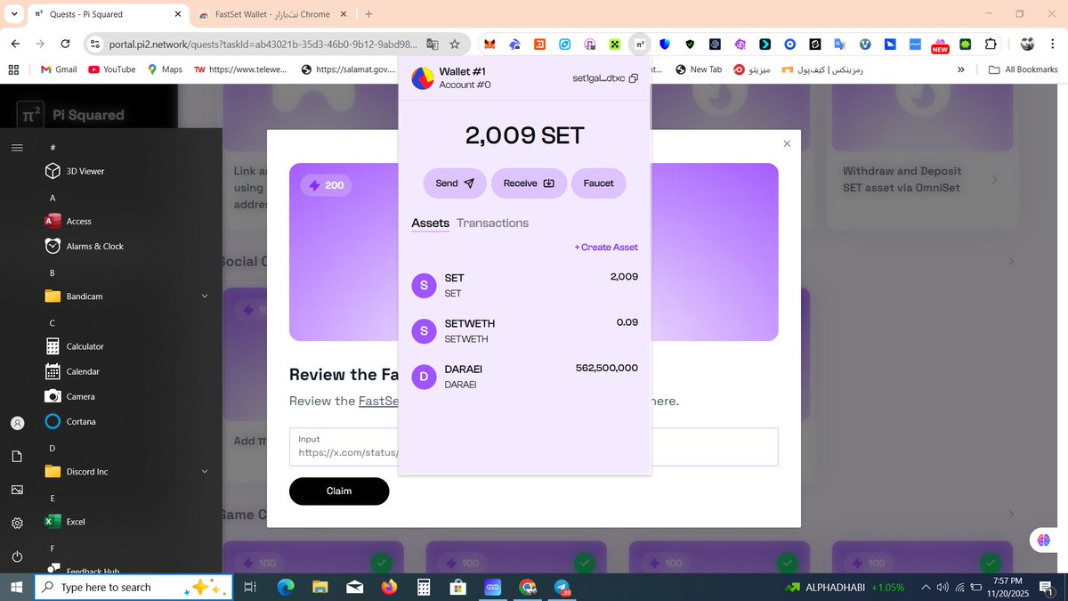 trader69trade's tweet image. @Pi_Squared_Pi2 Experience the speed here.
FastSet Wallet #FastSetWallet