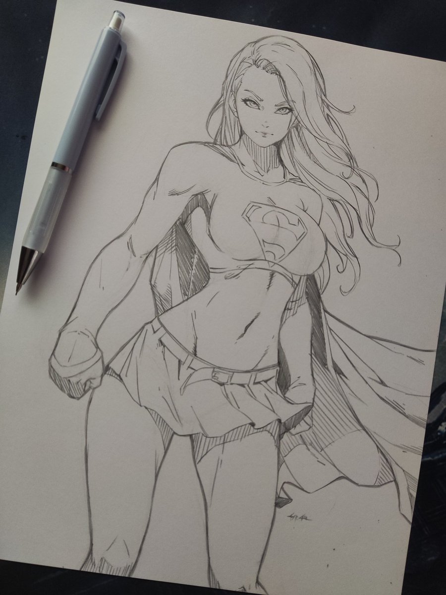 Israel_ART_'s tweet image. Supergirl ❤️😬 

#Supergirl #superman #dc #draw #dccomics #drawyourstyle #dibujo
#sketch