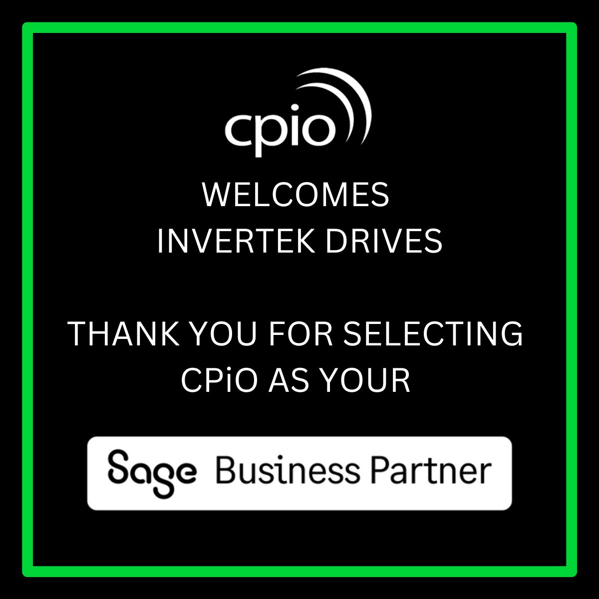 CPiOSage's tweet image. Excited to welcome Invertek Drives to CPiO! 

They’re driving efficiency with a new Sage solution—and we’re here for every step. 

Read the full story here: eu1.hubs.ly/H0pS9Vv0 

#DigitalTransformation #BusinessSolutions #InvertekDrives