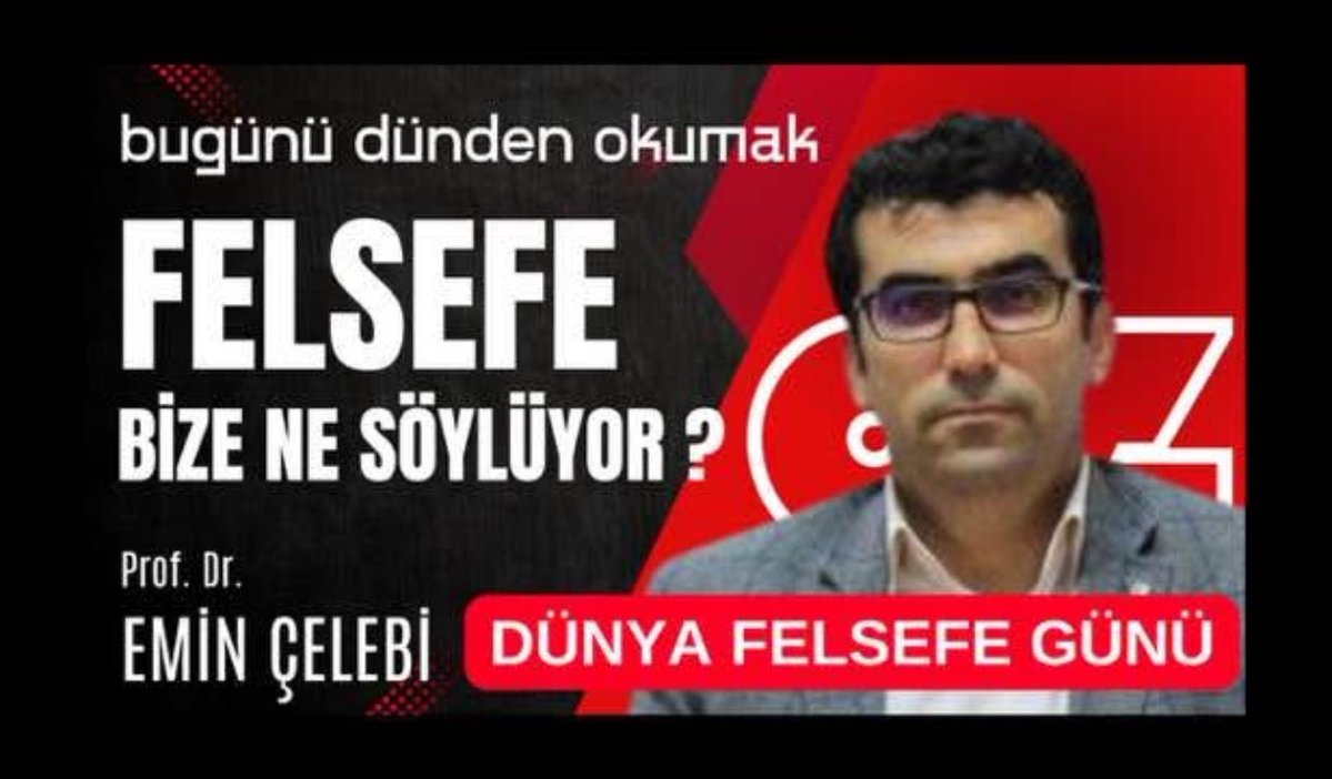 👇🏼
✅

FELSEFE BİZE NE SÖYLÜYOR ? 

|| Prof. Dr. EMİN ÇELEBİ

youtube.com/live/h8yvtblN_…