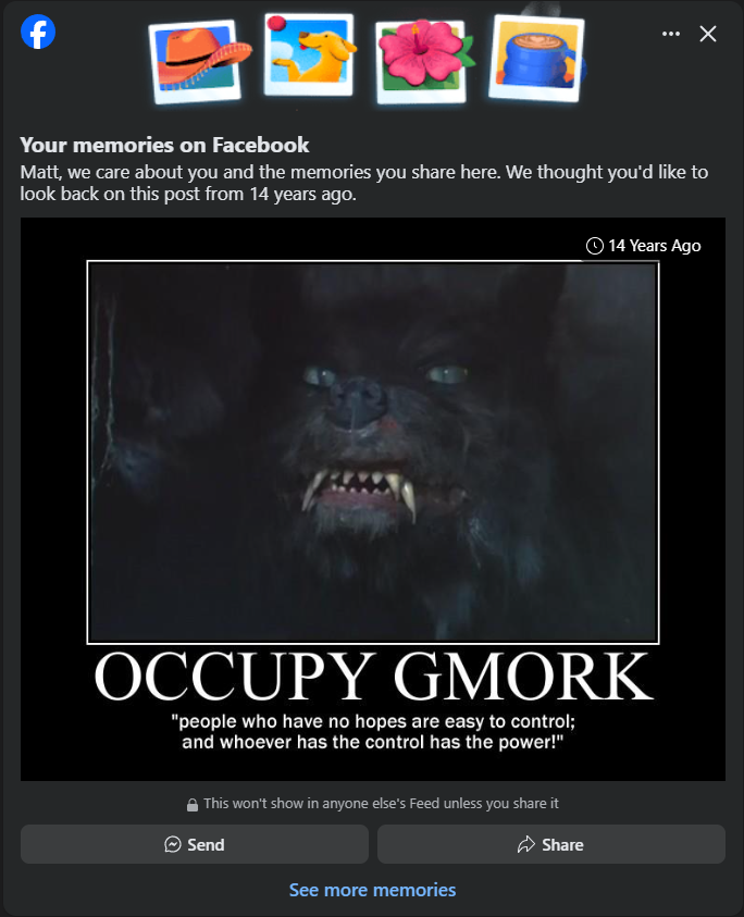 Facebook just reminded me I made this in 2011.
For some of us, the path to cryptoart started long before the commoditization of "digital art." It started with questions about power, control, and financial sovereignty.