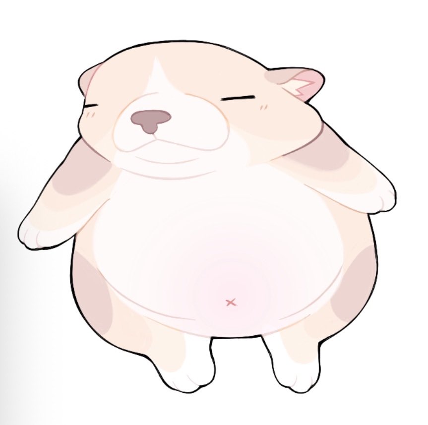 Made myself a #pibble sticker hehe