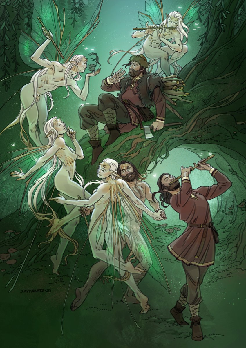 "Fairy ring" 
You will find yourself in the heart of the forest, surrounded by dancing fairies. You will stay with them for the rest of your days, and one of them will take your face and live your life in your stead.
#fantasyart