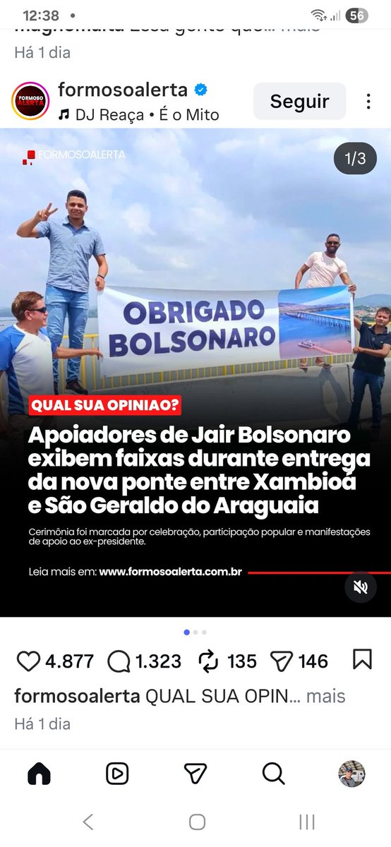 Uma homenagem ao verdadeiro autor da obra.
🇧🇷Ponte Jair Bolsonaro🇧🇷