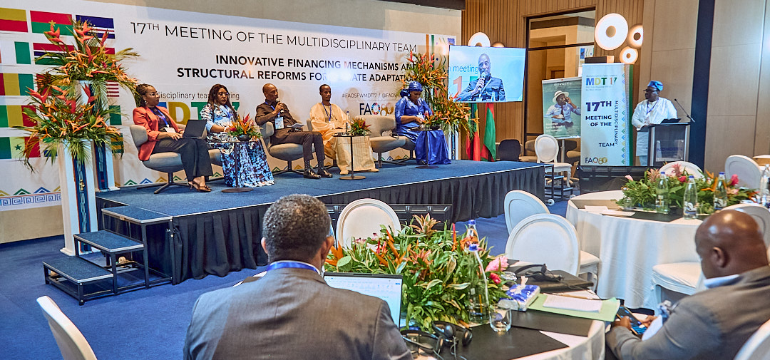 #FAOSFWMDT17
Panel 6 : L’Afrique de l’Ouest peut-elle financer plus de 50% de son plan d’adaptation ?
#FAO80  
#AdaptationClimatique