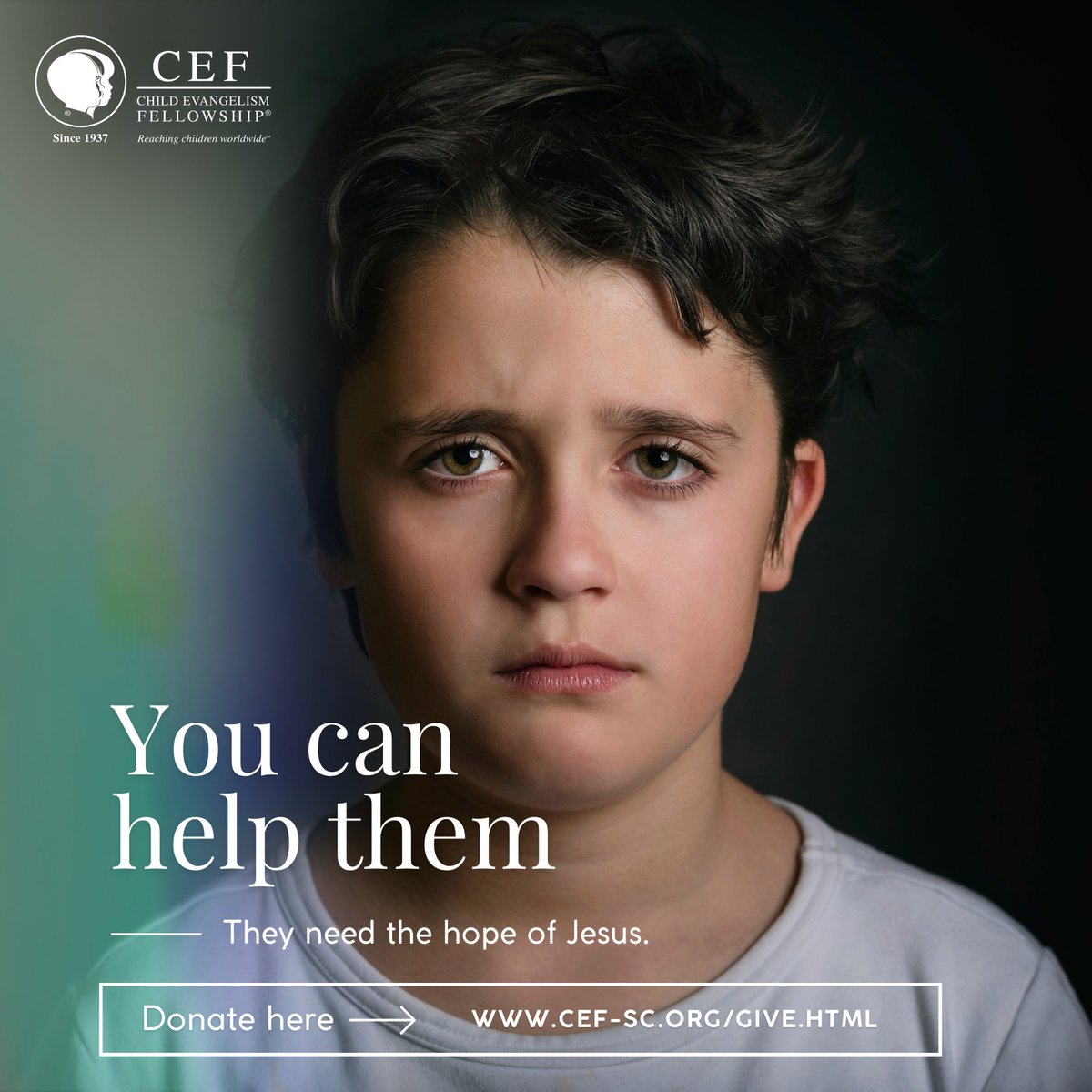 CEFofSC's tweet image. Children today are experiencing so many things that many would be surprised and saddened by. But their largest need is their spiritual need.

YOU CAN HELP THEM.

Will you give the gift of hope to these children today?

Give at cef-sc.org/give.html