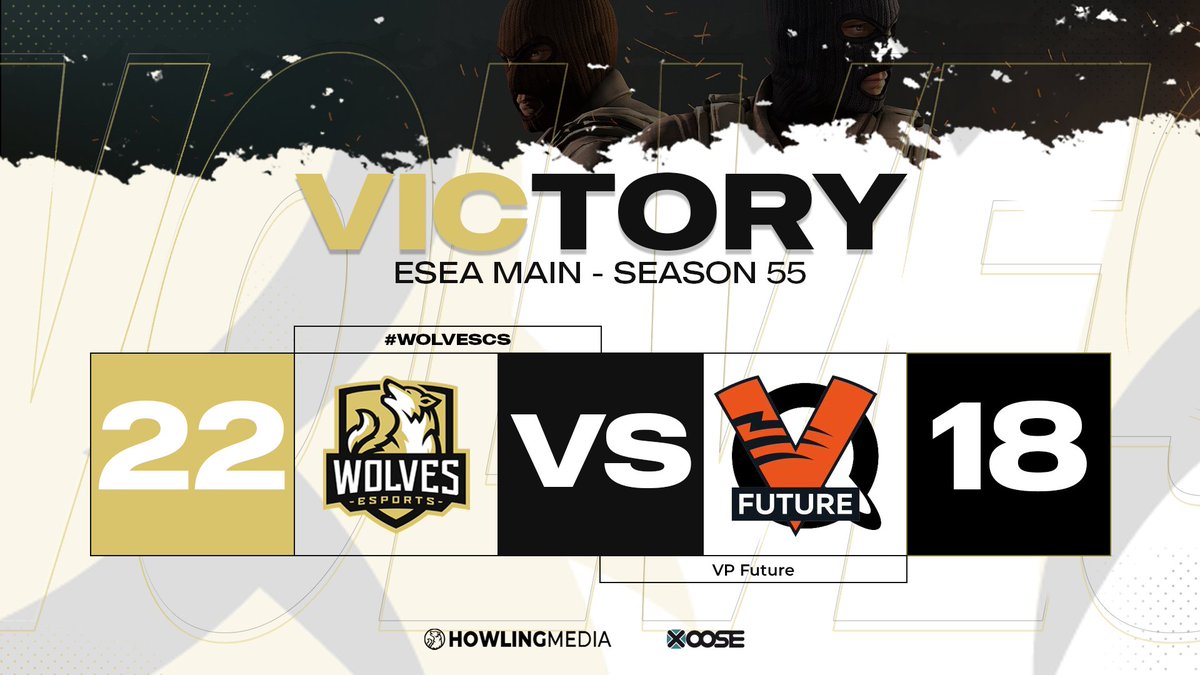 wolves_esports's tweet image. A bit of OT was needed yesterday evening, but #WolvesCS won their ESEA match against VP Future 22-18😅

#KeepHowling