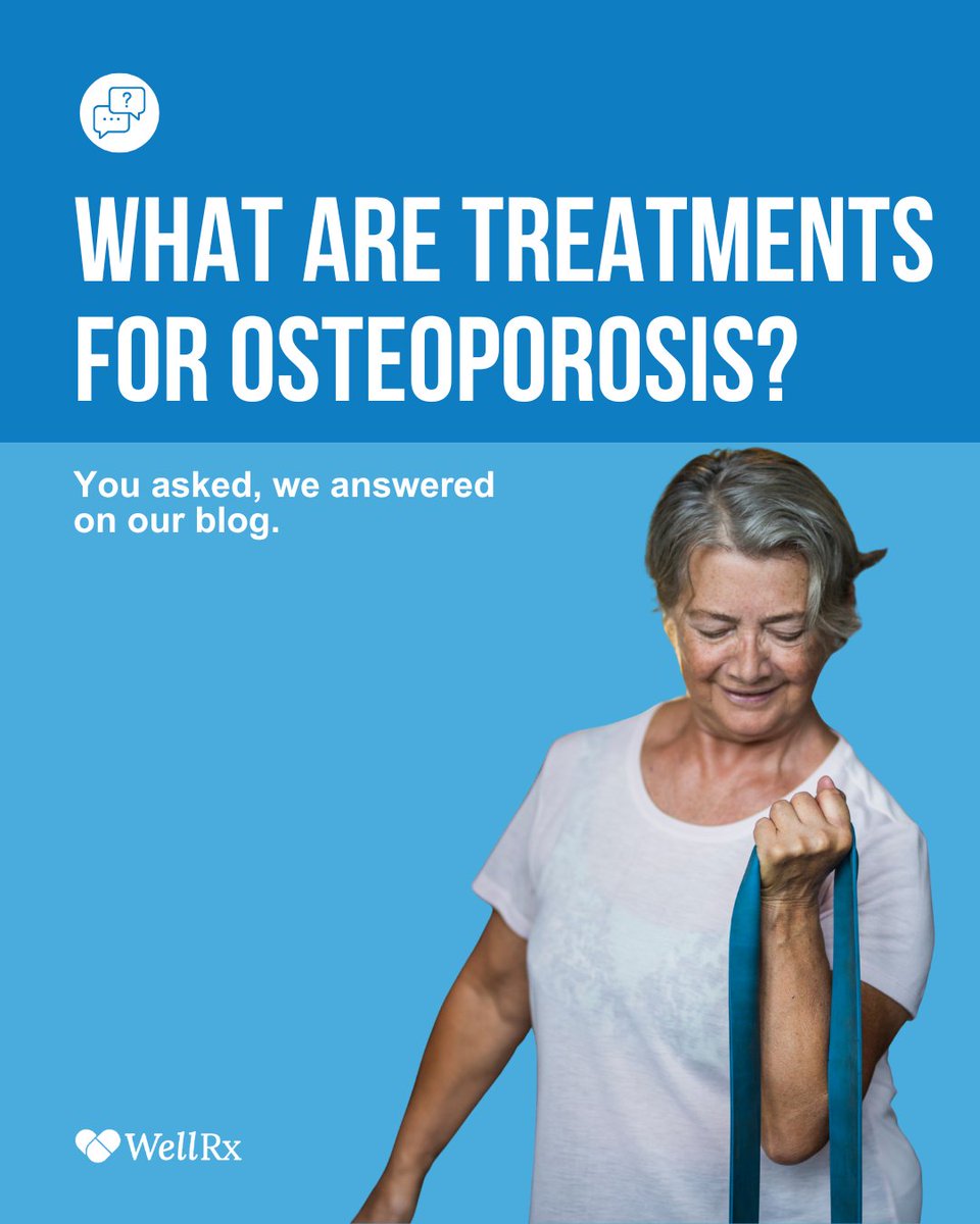 Think osteoporosis treatment is only about calcium?

Think again.

From meds to slow bone loss to therapies that help rebuild it, read about the treatments your provider may recommend: bit.ly/3W3Ow13

#osteoporosis #bonestrength #healthcare