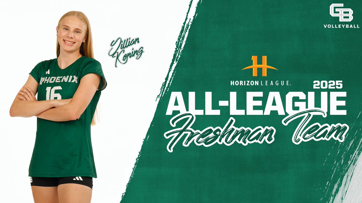 gbphoenixvb's tweet image. All-Horizon League Awards 🏆

All-Freshman Team - 𝙂𝙄𝙇𝙇𝙄𝘼𝙉 𝙆𝙊𝙉𝙄𝙉𝙂

#RiseWithUs | #HLVB