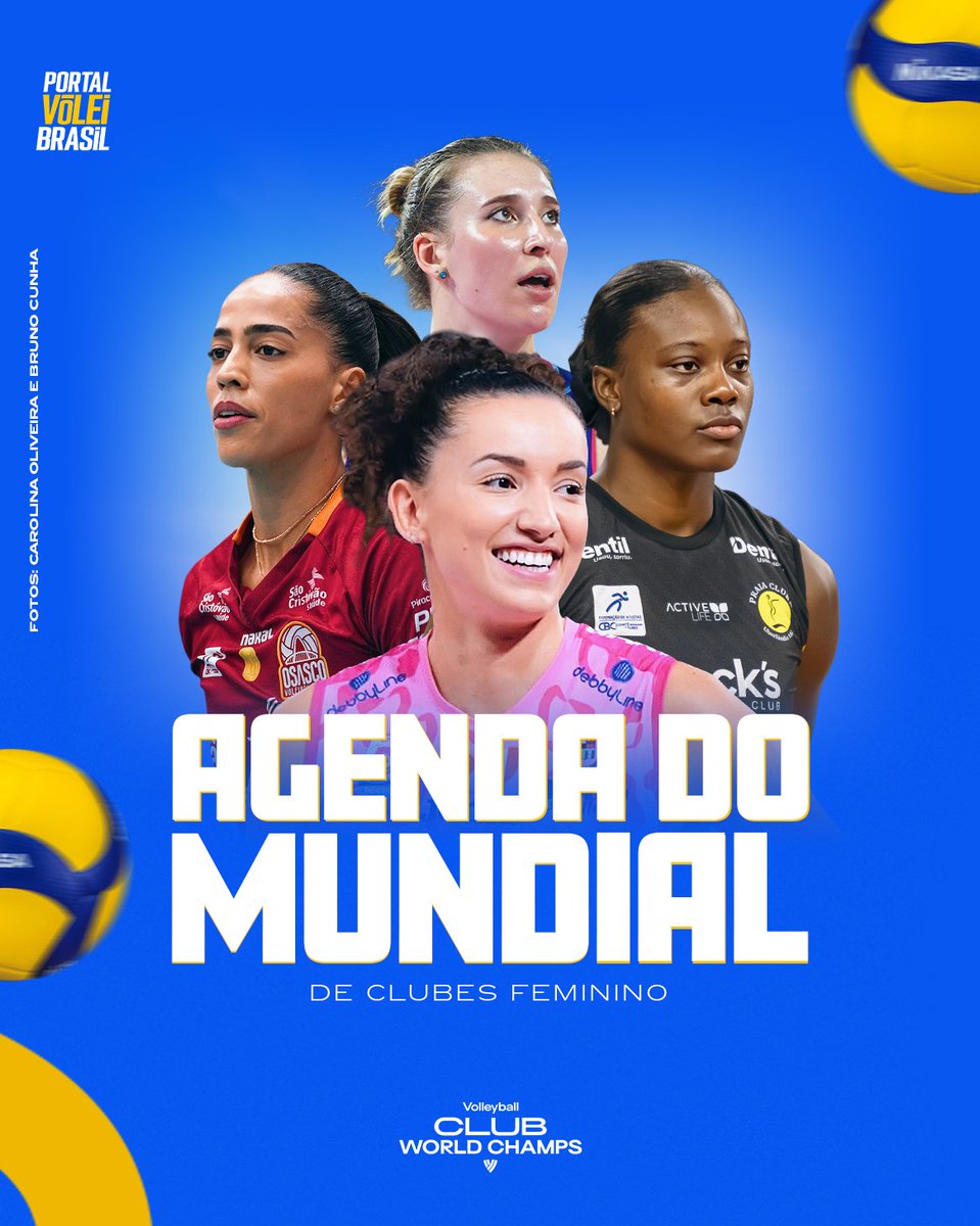 portal_volei's tweet image. 📆 Agenda completa de jogos do Mundial de Clubes Feminino 2025, as partidas serão disputadas na Mercado Livre Arena Pacaembu, em São Paulo (SP), entre os dias 09 e 14/12. As duas melhores equipes de cada grupo avançam a fase final. As semifinais e as finais serão 13h00 e 16h30.…