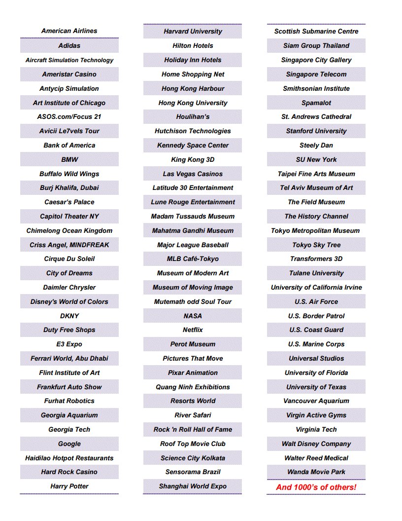 GooSystems's tweet image. Here are just some of the organizations that #UseGoo!   #goosystems #screengoo #screens #projection #av #audio #visual #hometheater #commercial