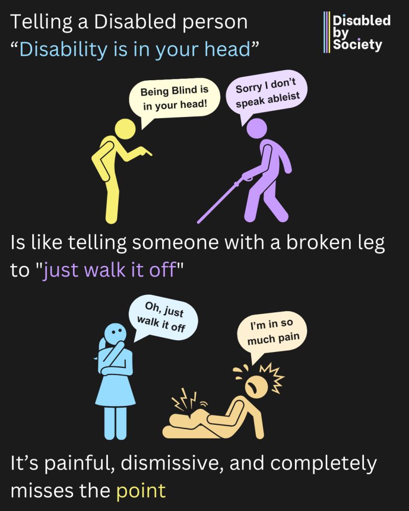 9th_Dr's tweet image. Fed up with ableists policing disabled lives. We don’t exist to meet your expectations.

We don’t owe you comfort, explanations, or permission.

We are enough. ✊🔥

#DisabilityRebellion #Disabled #Ablelist 
#Abuse #Discrimination