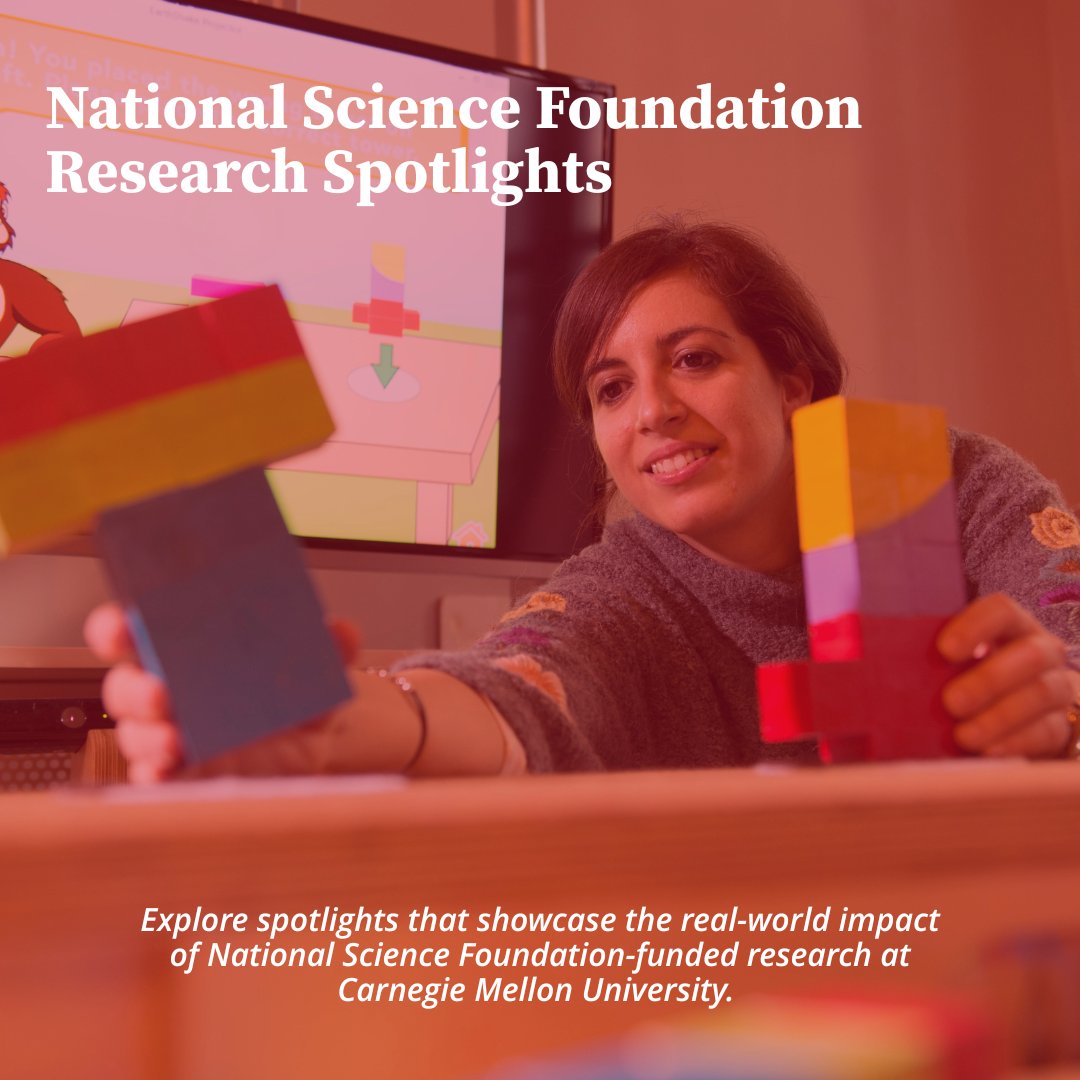 CarnegieMellon's tweet image. Support from the National Science Foundation allows CMU researchers to work at the forefront of discovery and innovation. Across a broad range of disciplines, our research makes an impact in labs and in classrooms.

Explore @NSF-funded projects at CMU: cmu.edu/research-offic…