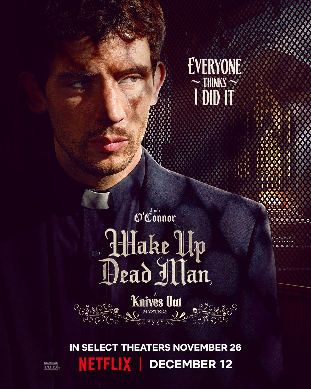 Nieuwe Wake Up Dead Man karakterposters op Netflix België