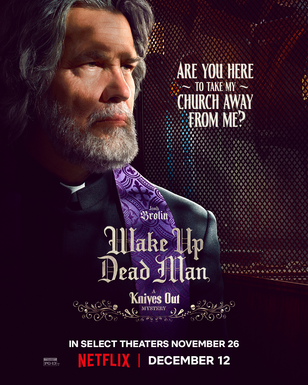 Nieuwe Wake Up Dead Man karakterposters op Netflix België