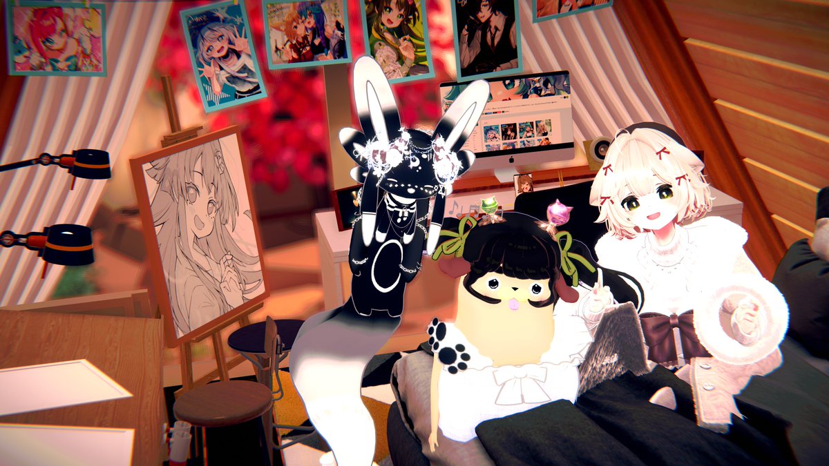 potechi_nks's tweet image. 今日はTsunomakiさんが作ってくださったPotechi Worldで遊んだよ！遊びに来てくださった皆さんありがとうございました🥳✨Tsunomakiさんも遅くまで修正ありがとね！