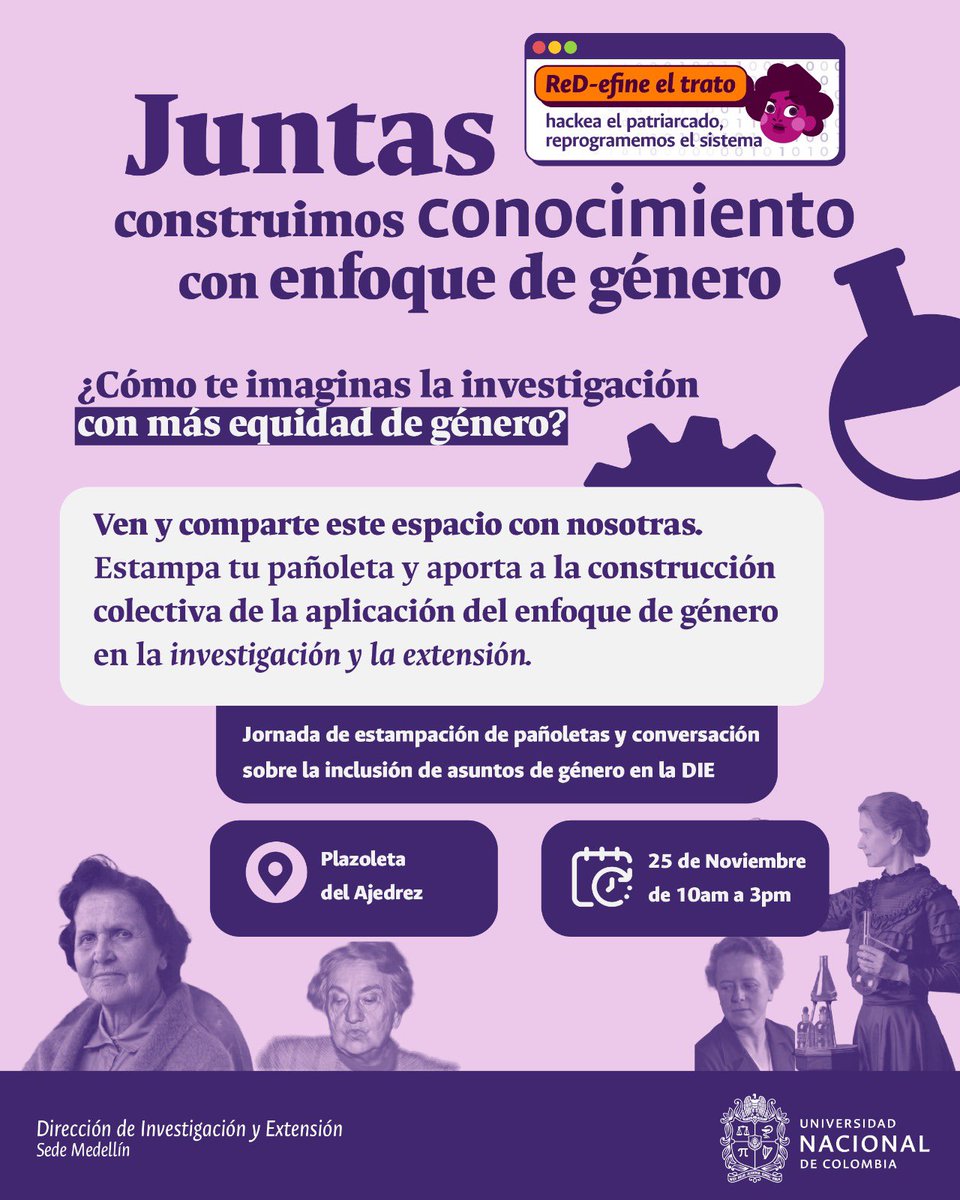 ¡Tus ideas son esenciales! Ven, estampa tu pañoleta y ayúdanos en la co-creación de una forma más equitativa de hacer investigación y extensión con enfoque de género.