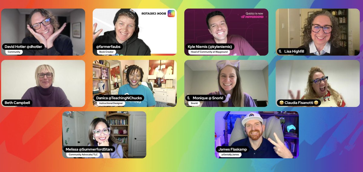 farmerfaubs's tweet image. App Smash bash is happening with all of these amazing folks! @dhotler @KyleNiemis @SummerfordStars @TeachingNChucks @SnorklApp @laproffisa @GeniallyJames @Beth1Campbell &amp;amp; Lisa!