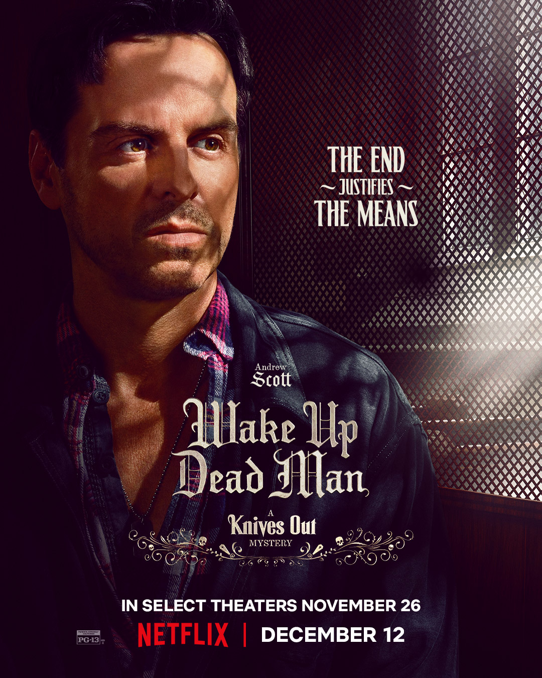 Nieuwe Wake Up Dead Man karakterposters op Netflix België