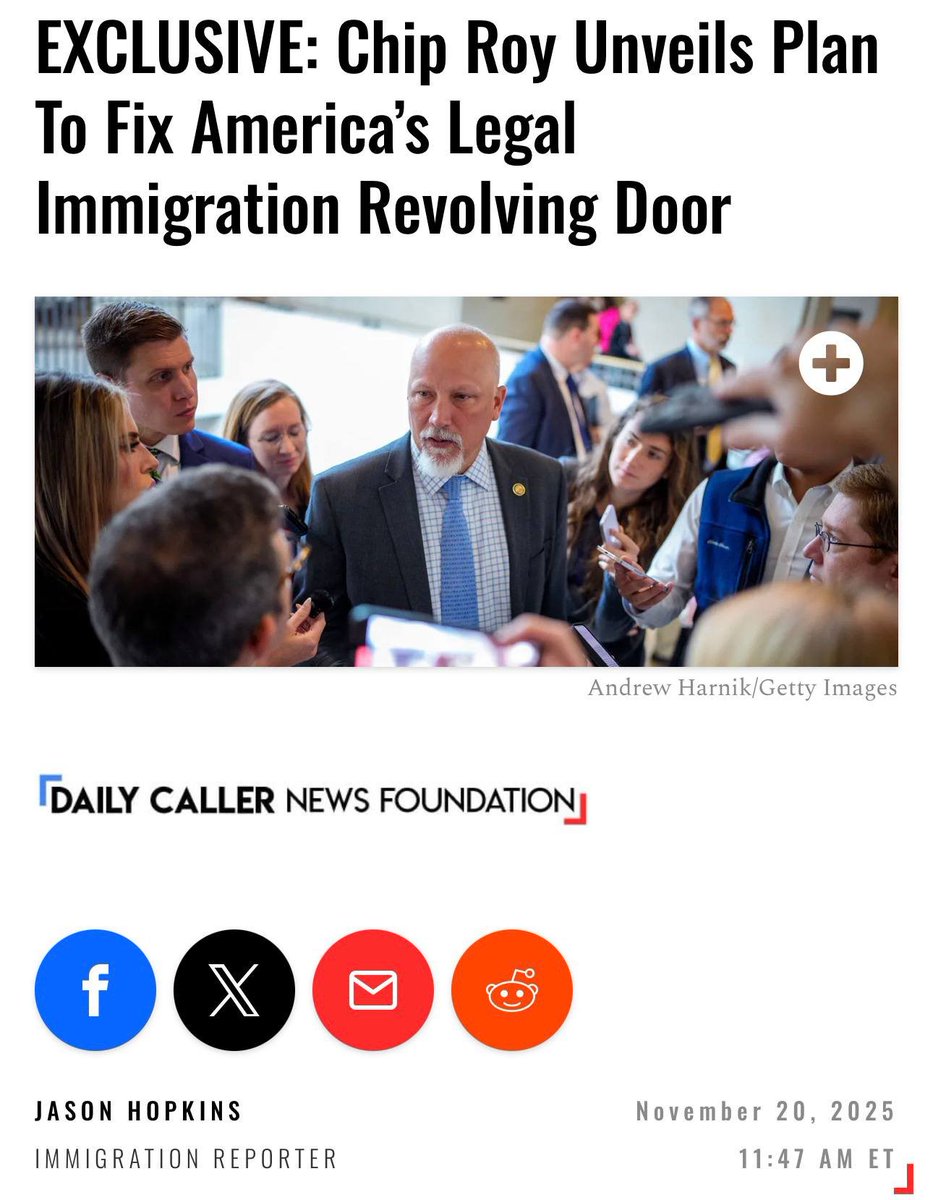 RepChipRoy's tweet image. 🚨NEW: Rep. Roy has OFFICIALLY introduced the Pause Act, which would freeze ALL immigration until the system is fixed.

&quot;The American people are done being taken advantage of by the rest of the world. Our immigration system is supposed to benefit Americans. We must put a pause on…