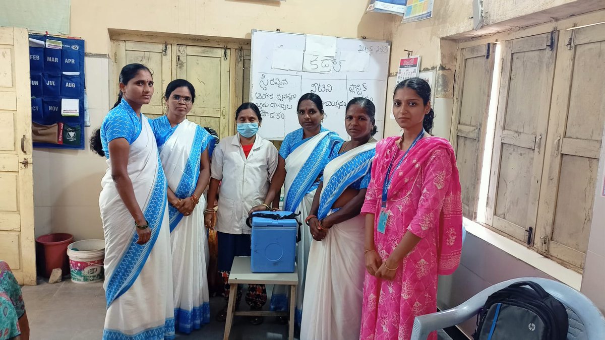 PCMGPCs's tweet image. Met ASHA workers and the ANM to review field activities, household visit status, and upcoming health initiatives. Discussed immunization schedules, awareness drives, and MCH coordination.
— Nidhi Singh, PRA, Kadthal GP, Telangana
#PAI #MoPR #LocalGovernance #HealthServices