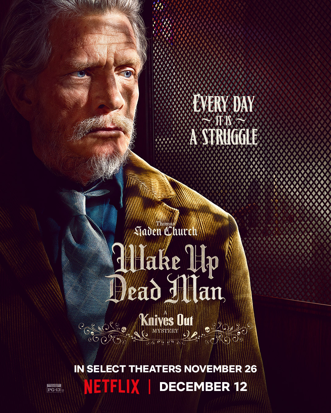 Nieuwe Wake Up Dead Man karakterposters op Netflix België