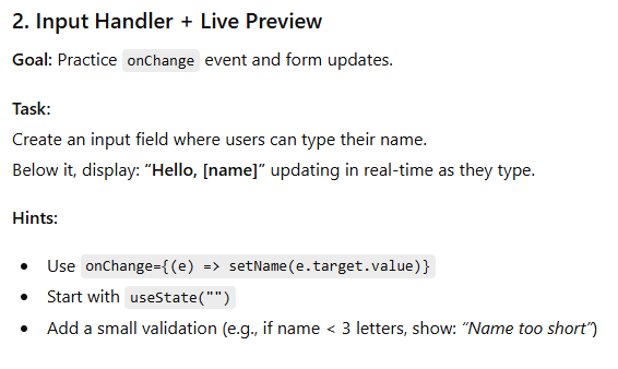 Babypharmavolu1's tweet image. While I was working on React Form handling this evening with this exercise, I realized it’s actually possible to track React form input &quot;live&quot; and &quot;direct&quot; without having to access it from useState.

See video👇

#React #formhandling