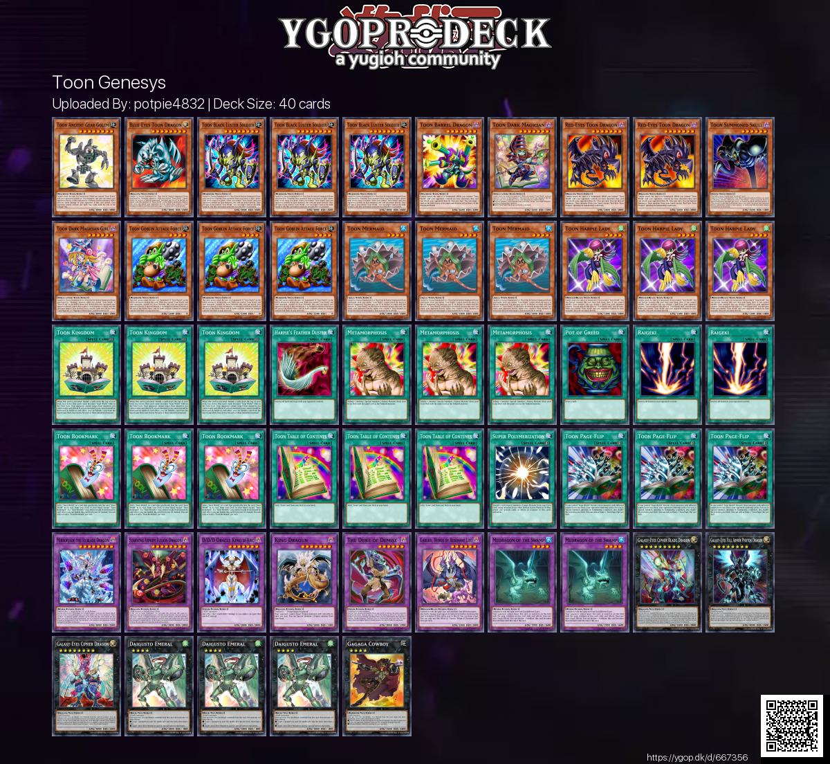 Yu-Gi-Oh! Deck of the Day - Toon Genesys https://t.co/q5lGYzpKWm 102 0 #yugioh #yugiohtcg Yu-Gi-Oh! Deck of the Day - Toon Genesys https://t.co/q5lGYzpKWm 102 0 #yugioh #yugiohtcg