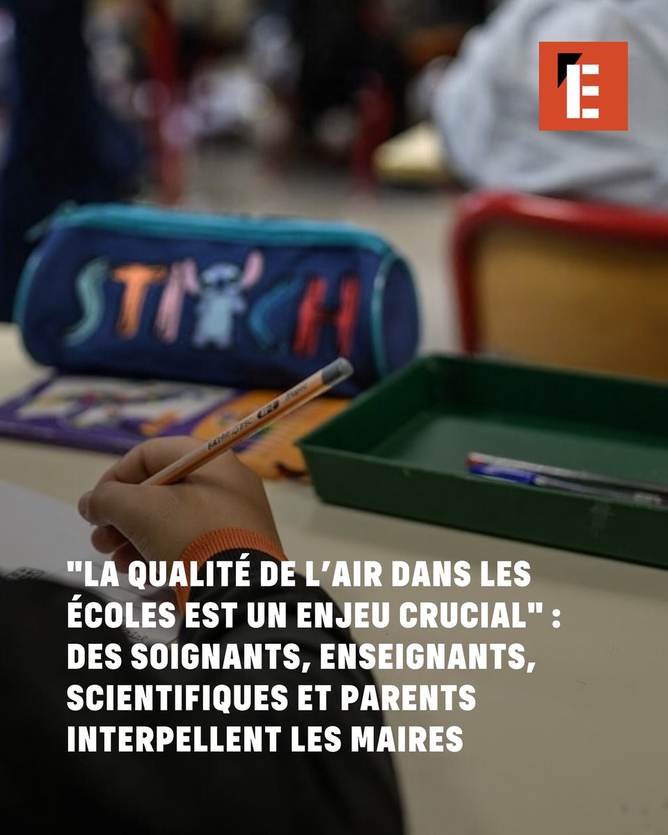 LEXPRESS's tweet photo. 🏫 TRIBUNE. Depuis la pandémie, beaucoup de promesses ont été faites sur la qualité de l'air dans les établissements scolaires. Elles n'ont pas été tenues, dénonce un collectif de 140 signataires. ➡️ https://t.co/KqGMhoh2PT https://t.co/OKVq32BVCC