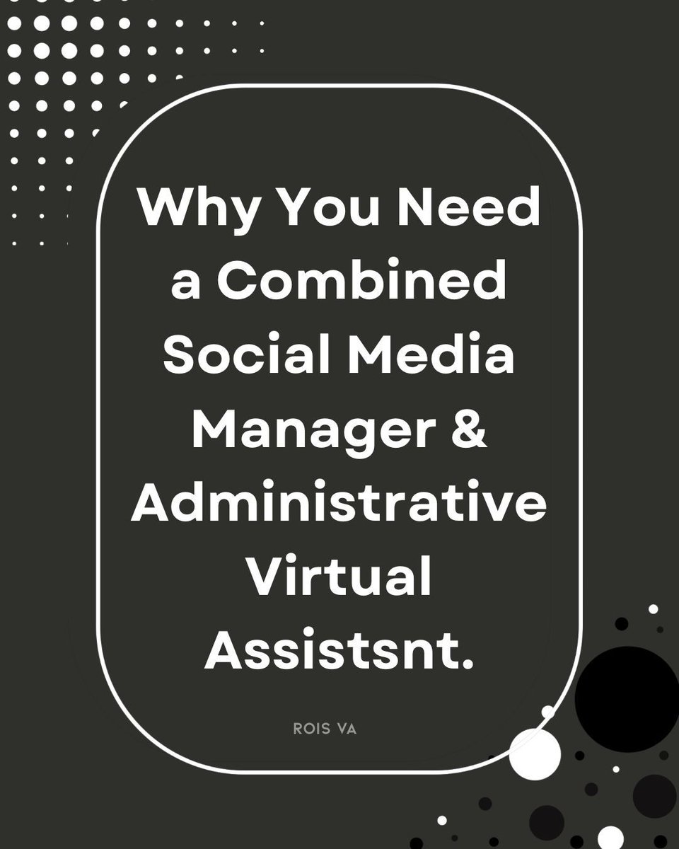 f_daep93900's tweet image. Giving you consistent content and organized systems, so you can focus on growing your business.

#SocialMediaManager #SMMServices #AdminSupport #AdminVA