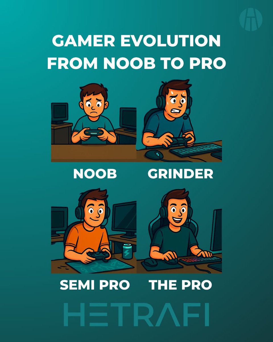 From noob to pro — which stage are you at right now? 👀🔥👇 

#Hetrafi #Gaming #Noob #ProGamer #VideoGames #BF6 #BlackOps7