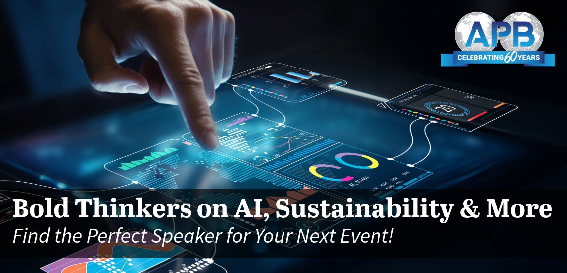 apbspeakers's tweet image. Our #APBspeakers don’t just predict the #future—they inspire it. From #AI to #sustainability, we bring the bold thinkers to your stage. bit.ly/49yDZD3