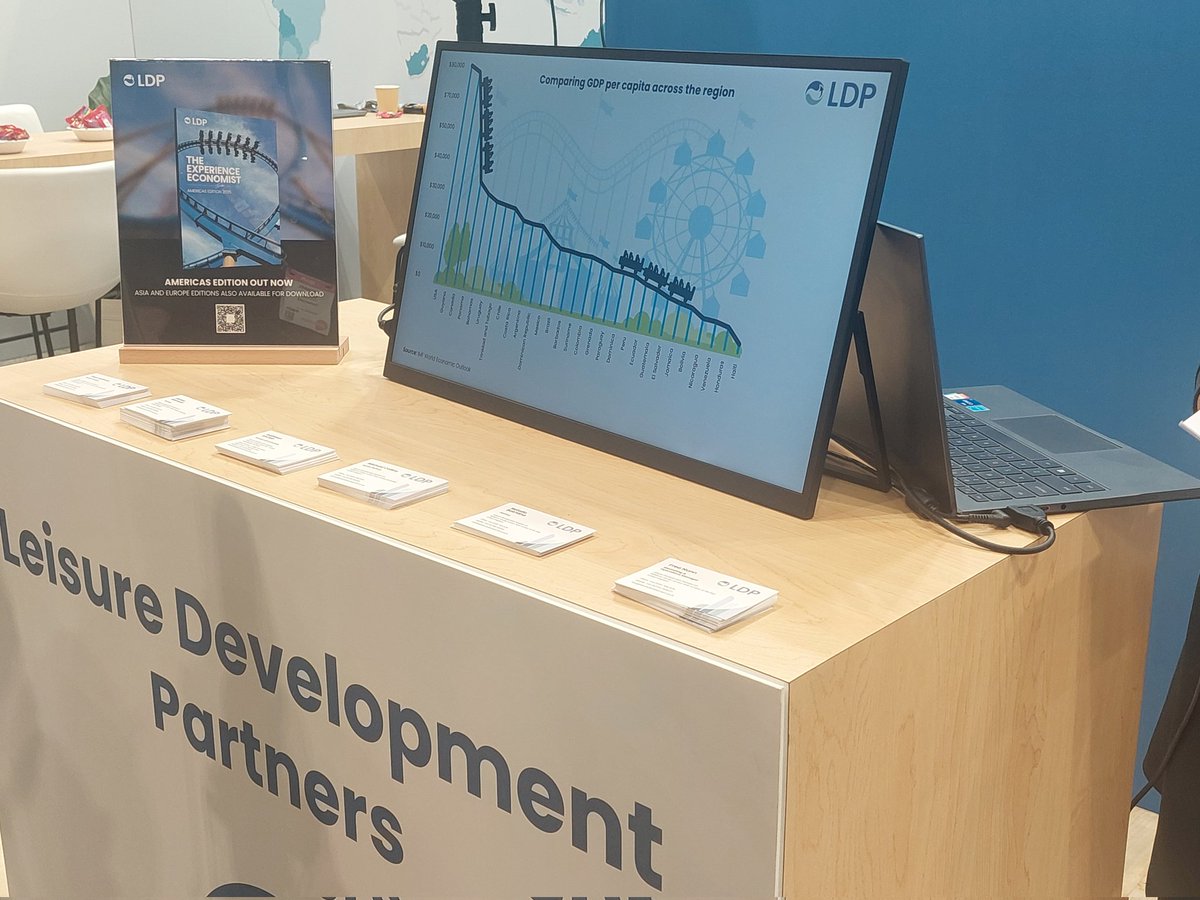 Blooloop's tweet image. .@LDP_Economics is releasing the new edition of the The Experience Economist report at #IAAPAExpo, focusing on the Americas. This is a detailed analysis of the attractions sector, discussing market scale, economic impact, trends, and development opportunities.
