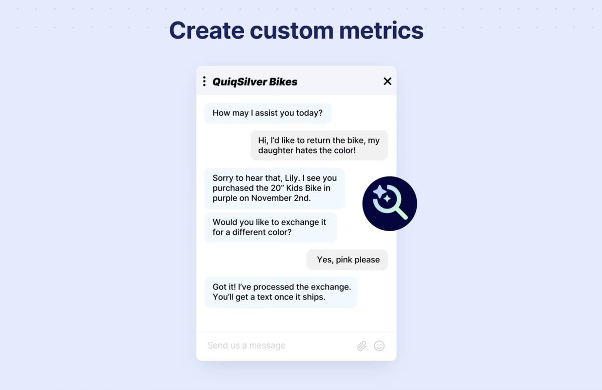goquiq's tweet image. ✨ Custom insights, faster decisions. Quiq’s Conversation Analyst leverages LLMs and business logic to analyze conversations, flag risks, and even take action autonomously.

Watch video: ow.ly/295o50XqgVE

#AgenticAI #QualityManager #CXInnovation #CustomerCare #AIAnalytics
