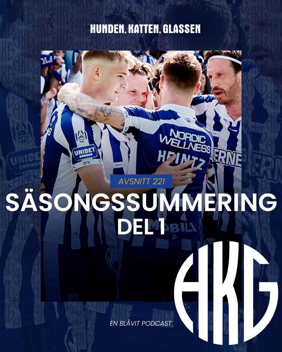 #221: Säsongssummering del 1

▪️ Tolfens breakout party
▪️ Genomgång av nyförvärven 
▪️ Försäsongen och Svenska Cupen
▪️ Våren, inte så värst bra va?
▪️ Elis tog förstaspaden

🎧 open.spotify.com/episode/4uhqu8…

📺 youtu.be/VFONRVyO8xM

#ifkgbg #allsvenskan
