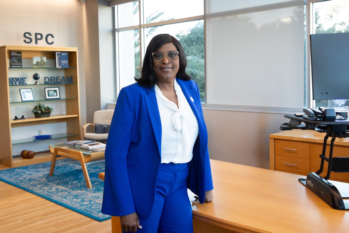 my_pcs's tweet image. St. Petersburg College President Dr. Tonjua Williams is the first female and first Black president of SPC. Dr. Williams continues to open doors for the next generation through opportunity, mentorship. Learn more about her story at pcsb.org/togetherpcs.