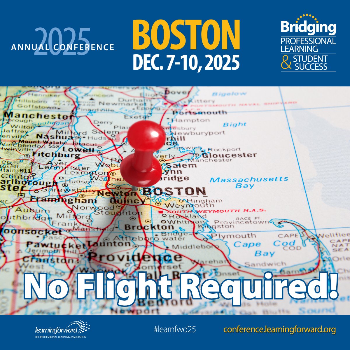 LearningForward's tweet image. Skip the airfare. No hotel needed. Just drive to Boston and transform your professional practice.

Live within driving distance of #LearnFwd25? You have a unique advantage: Access THE conference for professional learning without air-travel costs. Drive in for the day or stay…