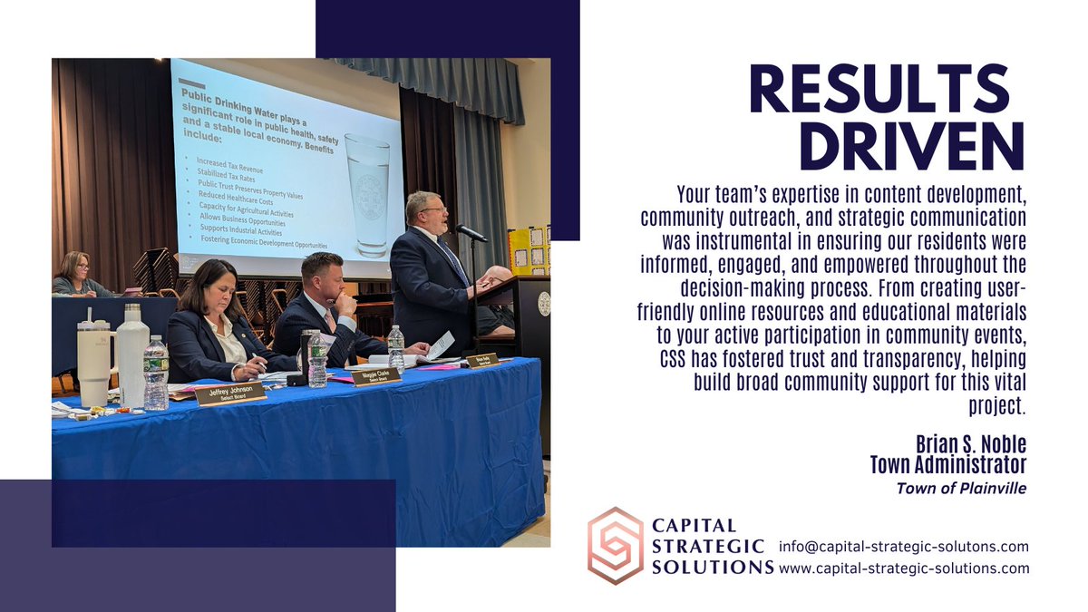 CSS_Mass's tweet image. 💡 &quot;Thinking inside, outside, and around the box&quot; isn&apos;t just our motto—it&apos;s how we deliver results. Let us help your community thrive with strategic solutions that make a difference. 

ow.ly/zmOy50Vb6Ah 

#ProblemSolving #GrantWriting #PublicService